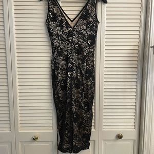 Dolce & Gabbana black lace dress